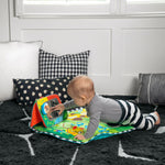 Baby Einstein Discovery Garden Tummy Time Mat & Mirror, Ages 0-6 Months, Multisensory