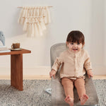 BabyBjörn Bouncer Balance Soft, Light Grey Frame, Mesh, Gray Beige/White (005144US)
