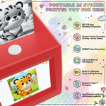 AI Mini Sticker Printer Toy for Kids - Interactive Voice Controlled Portable Thermal Inkless Sticker Maker Machine for DIY Arts and Crafts, 3 4 5 6 7 8 9 10 11 12 Year old Kid Christmas Birthday Gifts