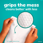 Pampers Baby Wipes, Free & Gentle, Hypoallergenic and Unscented Wipe, 100% Plant Based, Plastic-Free for Babies, 312 Total (4 Flip-Top Packs)
