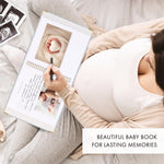 Keepsake Baby Memory Book for Boys and Girls – Timeless First 5 Year Baby Book With Photoslots – Cute Journal Scrapbook or Photo Album - Record a Milestone for Every Event from Birth to Age 5