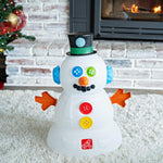 Step2 My First Snowman, Kids Holiday Decorative Christmas Toy, 15-Piece Accessory Kit, Lights and Sounds, Toddlers 18-Months+