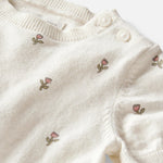 little planet by carter's Baby 2-piece Set made with Organic Cotton, Sweet Cream, 24M