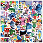 50pcs Invader Movie ZIM Stickers for Kids, Cute Water Bottle Stickers for Kids Waterproof, Vinyl Laptop Kid Sticker Pack (White)