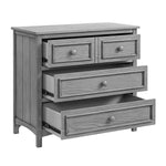 Oxford Baby Bennett 3-Drawer Dresser, Rustic Gray