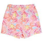 RUGGEDBUTTS Boys UPF50+ Stretch Neon Swim Trunks - Sunset Seashells, 3-6m