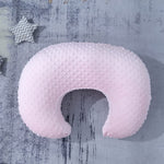 DONOMILO Nursing Pillow and Positioner Breastfeeding and Bottle Feeding, Propping Baby, Tummy Time, Sitting Support for Baby Boy Baby Girl, with Removable Dots Cover (Blushing Bride)