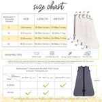 Burt's Bees Baby Beekeeper Wearable Blanket Winter, Organic Cotton Swaddle 0.5 or 1.5 TOG, Baby Infant Wearable Blanket & Essentials Shower Gift