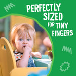 Earth's Best Organic Melty Hoops, Bite-Sized Snacks for Babies 8 Months and Up, Spring Veggie, 0.70 Ounce Bags (Pack of 4)