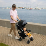 Summer Infant Ingenuity 3Dlite Convenience Stroller, Gray–Lightweight Stroller with Aluminum Frame, Large Seat Area, 4 Position Recline, Extra Large Storage Basket – Infant Stroller for Travel & More