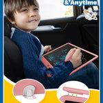 TEKFUN 15 Inch LCD Writing Tablet for Girls Ages 8–12, Large Drawing Tablet for Kids, Screen-Free Writing Pad for Learning & Quiet Time, Creative Christmas Gift for 8 9 10 Year Old Girl (Pink)