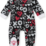 Burt's Bees Baby Baby Girls Pajamas, Zip Front Non-Slip Footed Sleeper Pjs, 100% Organic Cotton