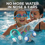 Swimming Nose Clips Ear Plugs for Kids Adults, 9 Pack Waterproof Silicone