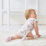 Gerber baby girls 5-pack Variety Onesies Bodysuits girl bodysuits, Elephants/Flowers, 0-3 Months US