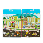 Melissa & Doug PAW Patrol Restickable Stickers Flip-Flap Pad 3-Pack – Classic Missions, Adventure Bay, Ultimate Rescue