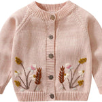 Lamgool Infant Baby Pullover Sweater Knitted Button Down Toddler Kids Sweatshirt for Spring