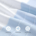 TeQsli Crib Mattress, Breathable Memory Foam Toddler Mattress, with Removable Machine Washable Cover, Fits Standard Baby & Toddler Bed (52" x27.6" x4.5")