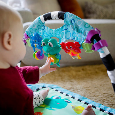 Baby Einstein Neptune's Discovery Reef 3-in-1 Activity Play Gym & Take-Along Toy Bar