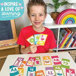 Hadley Designs Alphabet Flash Cards for Toddlers 1-3 - Preschool Learning Activities, Number Color Shapes & ABC Flash Cards for Toddlers 1-3, Daycare Essentials, Homeschool Supplies, Kids Easter Gifts