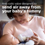 Philips AVENT Glass Natural Baby Bottle with Natural Response Nipple, Clear, 8oz, 1pk, SCY913/01
