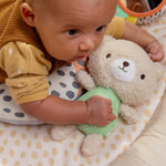 Ingenuity Every Season Plush Lambswool Baby Play Gym and Play Mat, Breathable, Tummy Time Mat, 0+ Months - Natural