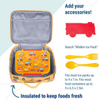 Wildkin Kids Insulated Lunch Box, Keeps Food Hot or Cold, BPA-Free with Mesh Pockets & Easy-Clean Lining – Ideal for School, Travel & Daycare – Under Construction