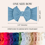Baby Bling Bows Newborn to Little Girls Hair Bow - FAB-BOW-LOUS Headbands Toddlers Hair Accessories, Made in the USA, One Size (2 Pack - Medallion & Raspberry)