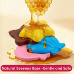 SYNCFUN 100% Pure Large Beeswax Crayons, Washable Safe Crayons for Kids, Natural, Non Toxic, Easy to Hold & Mold Free, Toddler Art Supplies Birthday Valentine Easter Gifts(Ocean Theme, 12 Colors)