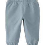 Little Planet by Carter's Neutral 2-Pack Pants Made with Organic Cotton, Blue Creek, Heather Grey, 2T