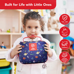 Swiss Safe First Aid Kit for Kids 246 Pieces - for Travel, Home & Car Emergency Kit, Baby & Toddler First Aid, Small Portable Kit with Mini Bag