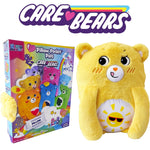 Happy Nappers: Care Bears 26" Pillow Pocket Pal - Funshine Bear - Plush Character Pillow Case, Animal Cover w/Weighted Paws, Kids Soft Huggable Companion