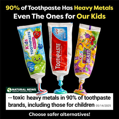 Dr. Noah Lead & Heavy Metal Free Kids & Toddler Toothpaste with Fluoride