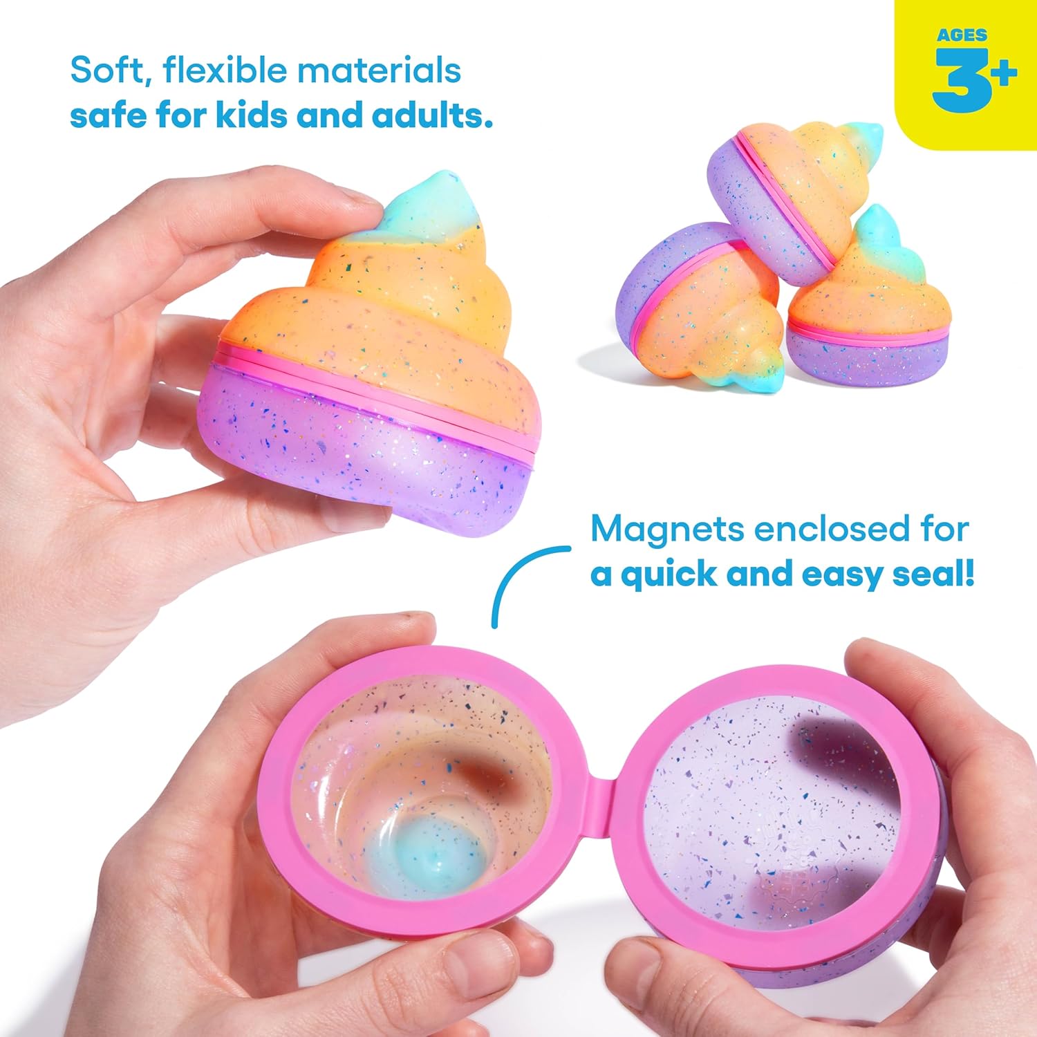 Hydroburst 6-pack Reusable Water Balloons by Relatable, For The Pool, Beach Toys And Outdoor Play Toys, Includes 6 Refillable Balloons