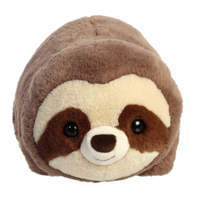 Aurora® Adorable Spudsters™ Spark Sloth Stuffed Animal - Round Shape Makes for Comforting Cuddles - Perfect for Kids All Ages and Animal Loving Adults - Brown 10.5 Inches