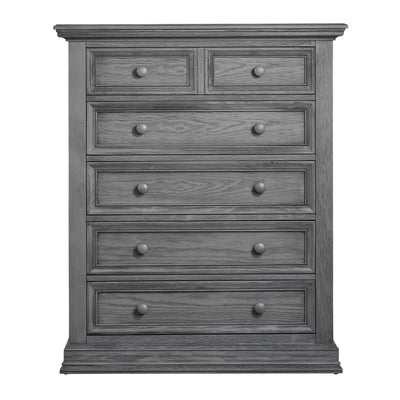 Oxford Baby Glenbrook 5 Drawer Chest, Graphite Gray