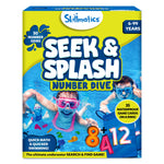 Skillmatics Seek & Splash Diving Gem Toys - Underwater Search and Find Game, Perfect for Swimming Pool & Summer Fun for Kids, Gifts for Boys & Girls Ages 6, 7, 8, 9 & Up