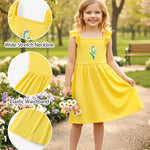 PATPAT Toddler Girl Floral Skater Multipack Dresses 2/3 Pack Spring Polka Dots Short Sleeve Priness A-line Dress