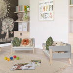 Dream On Me Osko Convertible Toddler Bed Made with Sustainable New Zealand Pinewood in Grey, BSA & Greenguard Gold Certified, Non-Toxic Finish