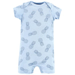 Hudson Baby Unisex Baby Cotton Rompers, Vacay, 9-12 Months