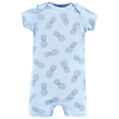 Hudson Baby Unisex Baby Cotton Rompers, Vacay, 9-12 Months