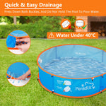 Peradix Paddling Pool for Kids & Pets Infant Ball Pit Tent, Baby Beach Tent, Toddler Wading Pool UV Sun Shelter Canopy with Mosquito Net, Portable Pop Up Tent Summer Beach Toys for Child