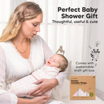 3-Pack Organic Baby Swaddle Sleep Sacks - Swaddles for Newborns, Infant 0-3 Months, Baby Girls, Boys, Soft & Snug Newborn Sleep Sack, Nursery Swaddling Blankets, Velcro Closure (Blossom)