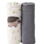 Little Unicorn Deluxe Muslin Swaddle Blanket | Rayon Made from Bamboo | 47" x 47" | Unisex