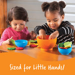 Learning Resources New Sprouts Garden Fresh Salad Set - 38 Pieces, Ages 18+ Months, Pretend Play Food for Toddlers, Kitchen Toys