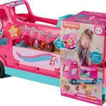 Fisher-Price Little People Toddler Toy Barbie Dreamcamper RV Playset with Music Lights & Figures for Pretend Play Kids Ages 18+ Months