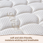 Tiankehan Premium Crib & Toddler Mattress-52"x27.6"x5", 100% Knitted Fabric, Soft Moisture Absorbent & Breathable Crib Mattress, Fits Standard Cribs & Toddler Beds