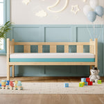 TeQsli Crib Mattress, Memory Foam Toddler Mattress with Breathable Washable Cover, Standard Size Baby Mattresses for Crib: 52 x 27.6 x 4.5 Inch
