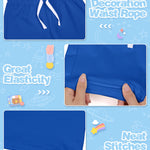 Resinta 4 Pack Baby Boys' Cotton Shorts Toddler Boy Soft Casual Pull-On Shorts Elastic Waist Kids Clothes for Summer