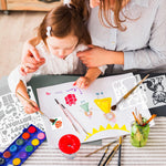 Bsenhe 48PCS Stencils for Kids, Stencils for Painting Crafts Reusable Drawing Art Stencil Washable Primary Shape Paper Scrapbooks Template for Kids Toddlers Preschool Back to School