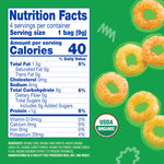 Earth's Best Organic Melty Hoops, Bite-Sized Snacks for Babies 8 Months and Up, Spring Veggie, 0.32 Ounce Individual Bags (Pack of 4)